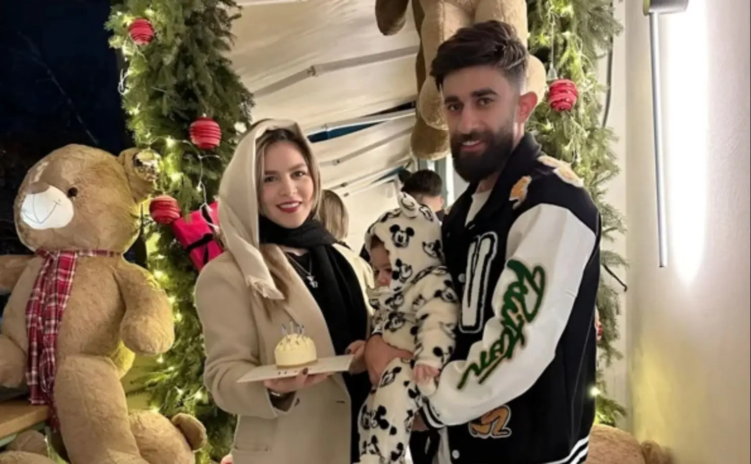 علی قلی زاده و همسرش