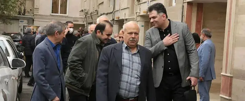 تشییع جنازه خواهر احمدی نژاد