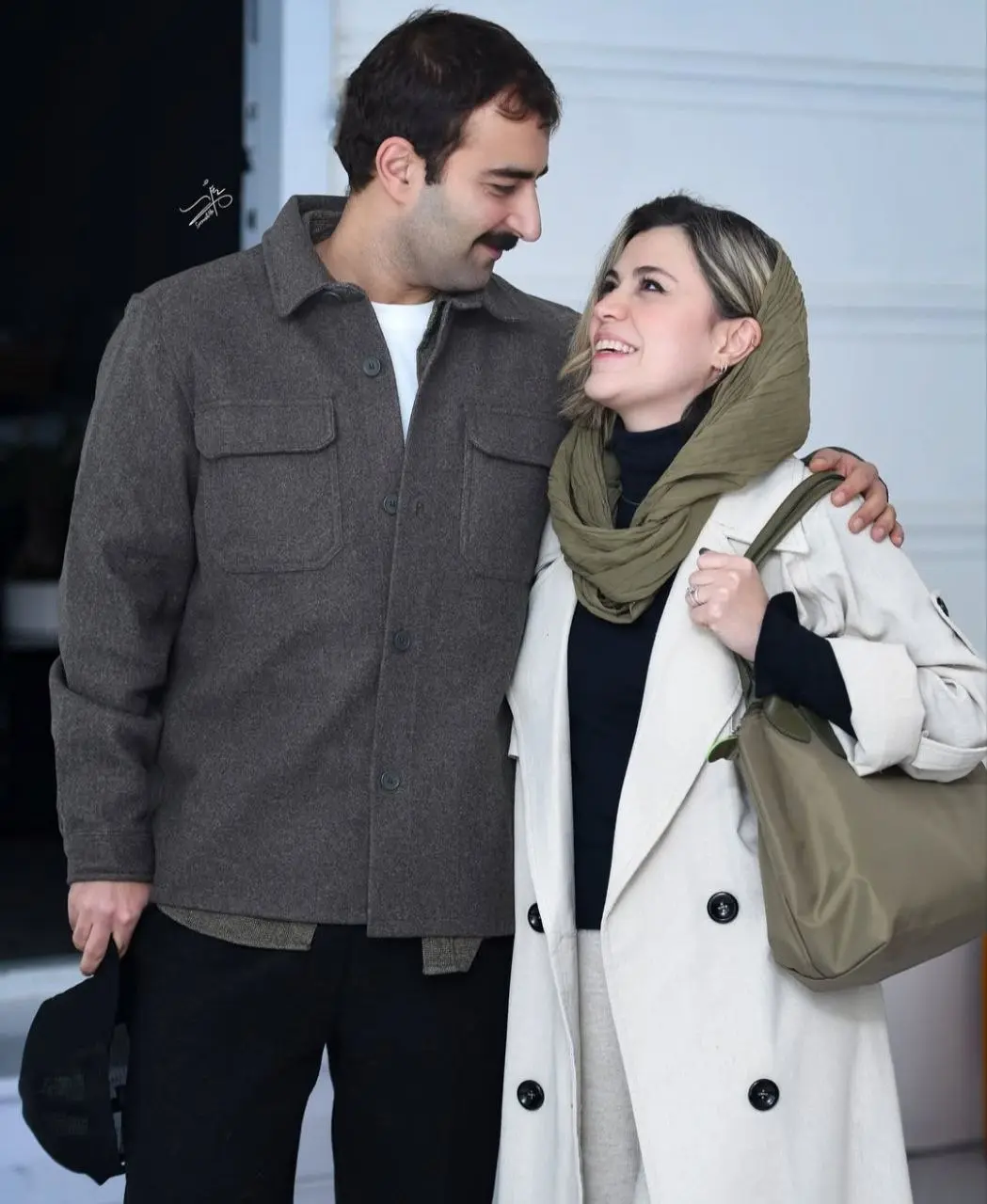 شیدا خلیق و همسرش کیوان ساکت اف