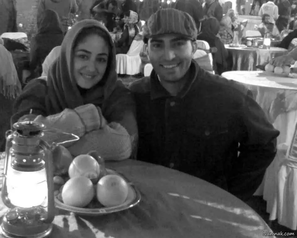 ویدا جوان و همسرش