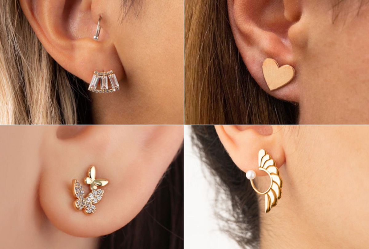 womens-studded-gold-earring-model-cover