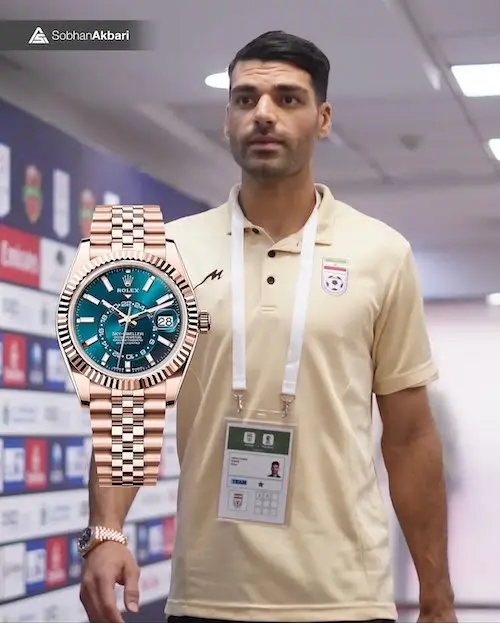 ساعت های لوکس فوتبالیست ها 