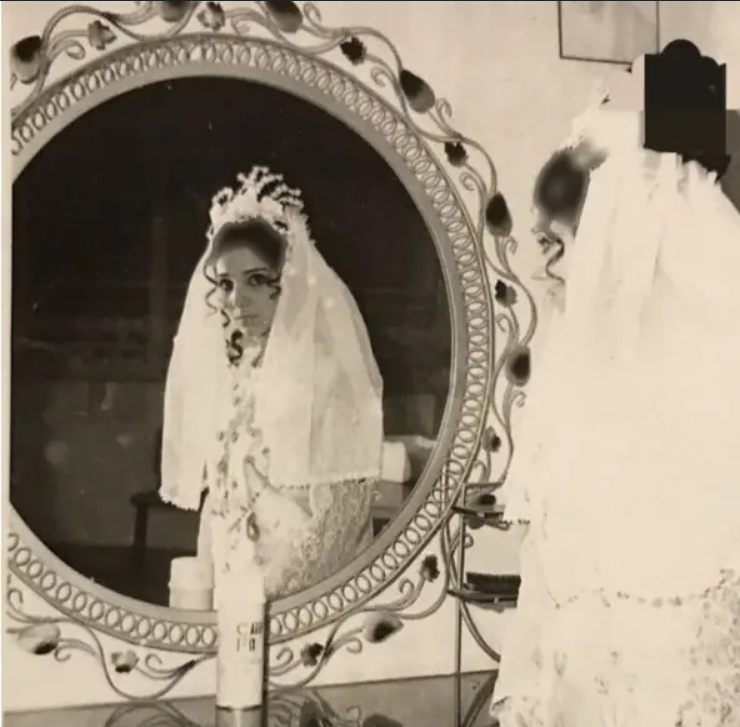 رونمایی الناز حبیبی از عکس جالب عروسی مادرش!