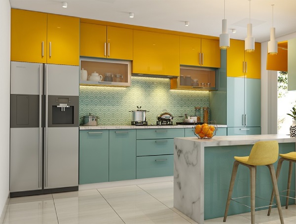 ایده‌های کابینت با رنگ پاستیلی: فضایی لطیف و رویایی در آشپزخانه شما

