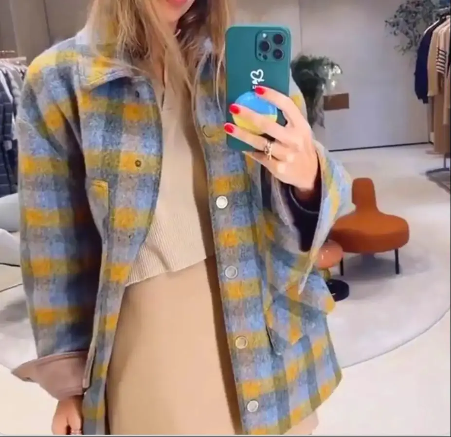 مانتو چهارخونه