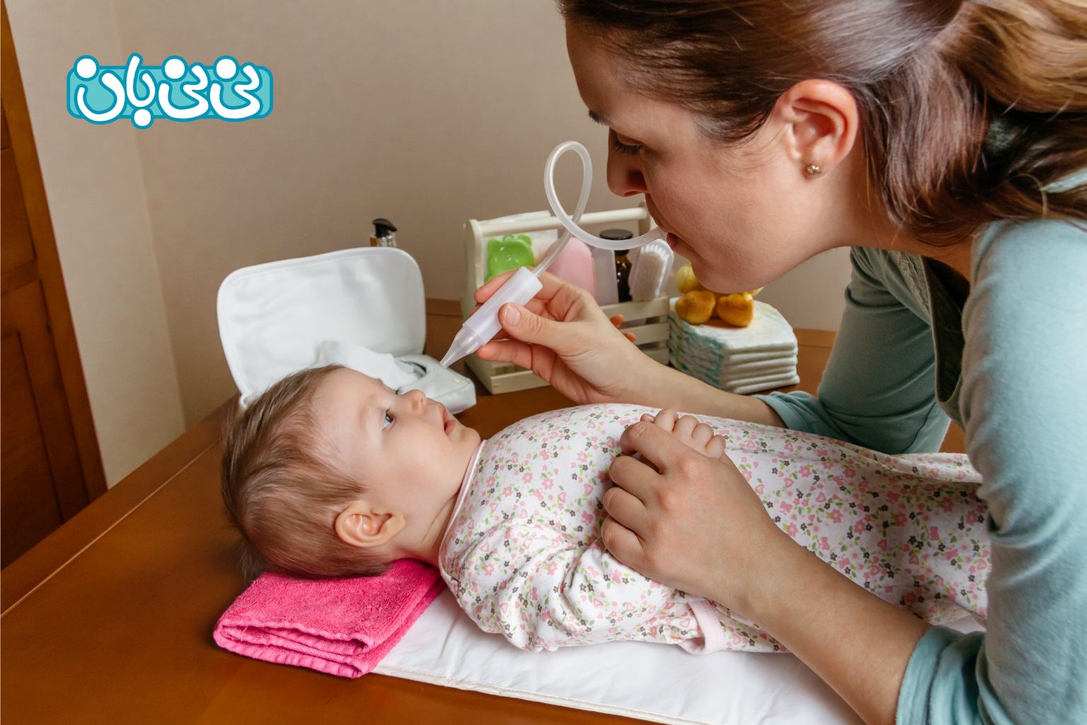 چگونه بینی نوزاد را تمیز کنیم؟