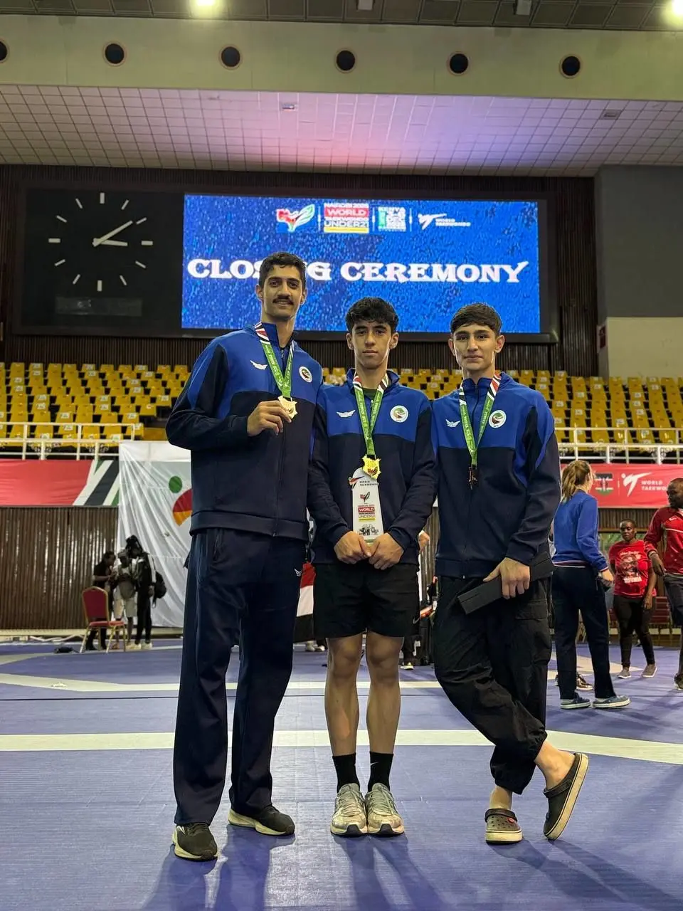 ربودن مدال ورزشکاران