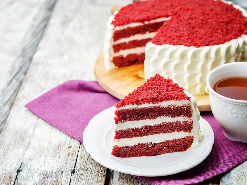 بهترین رسپی کیک ردولوت برای ولنتاین!