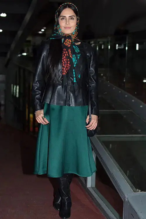 کت‌ چرم بازیگران ایرانی