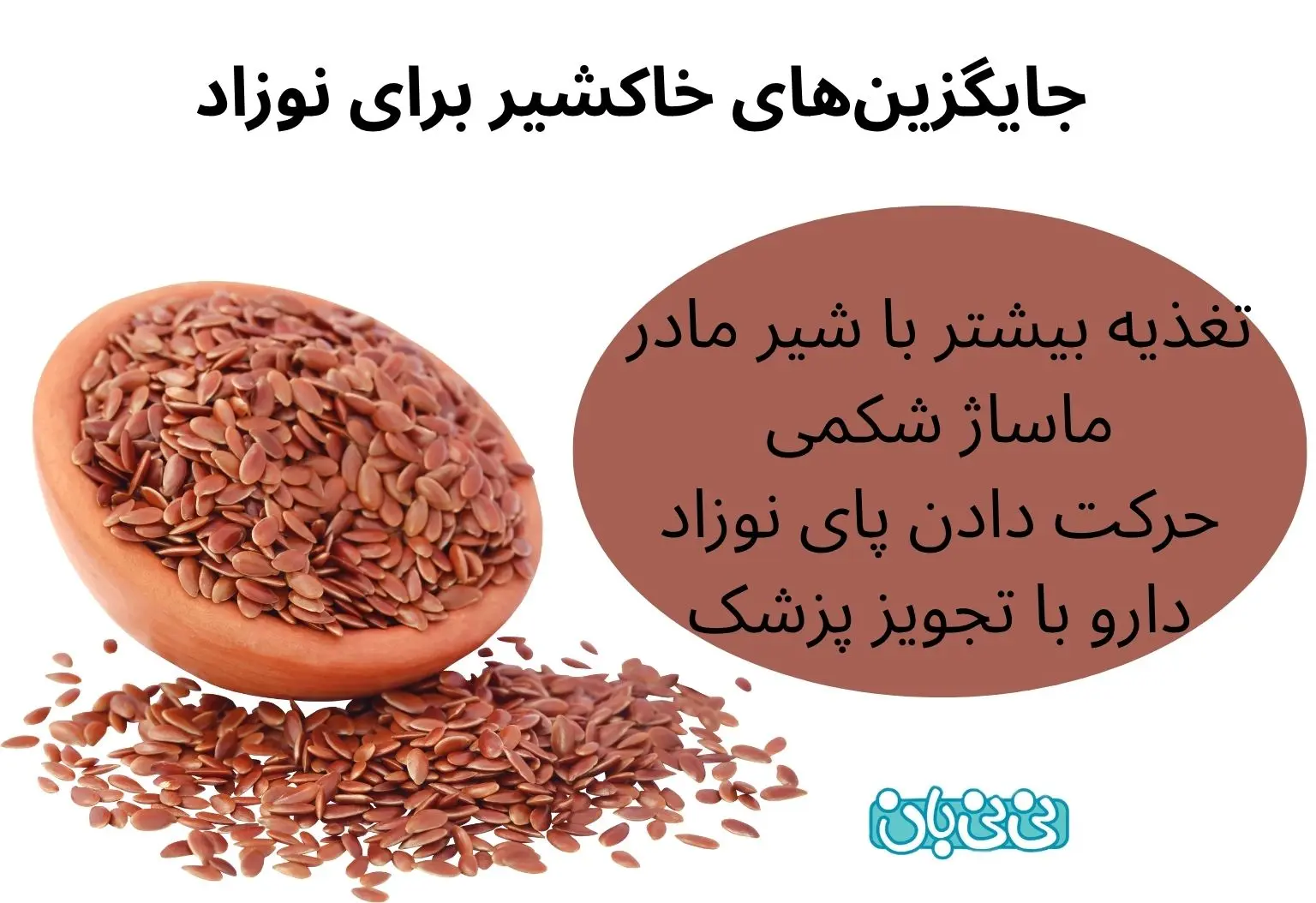 جایگزین_های خاکشیر برای نوزاد
