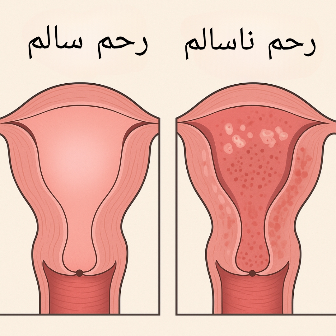 رحم سالم و ناسالم