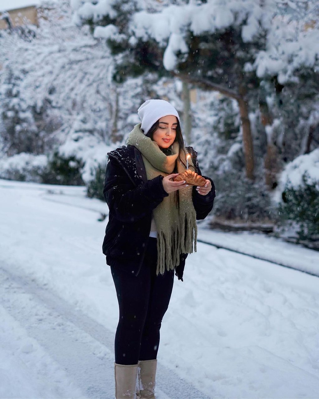 ایده های عکاسی در برف به سبک بلاگرها