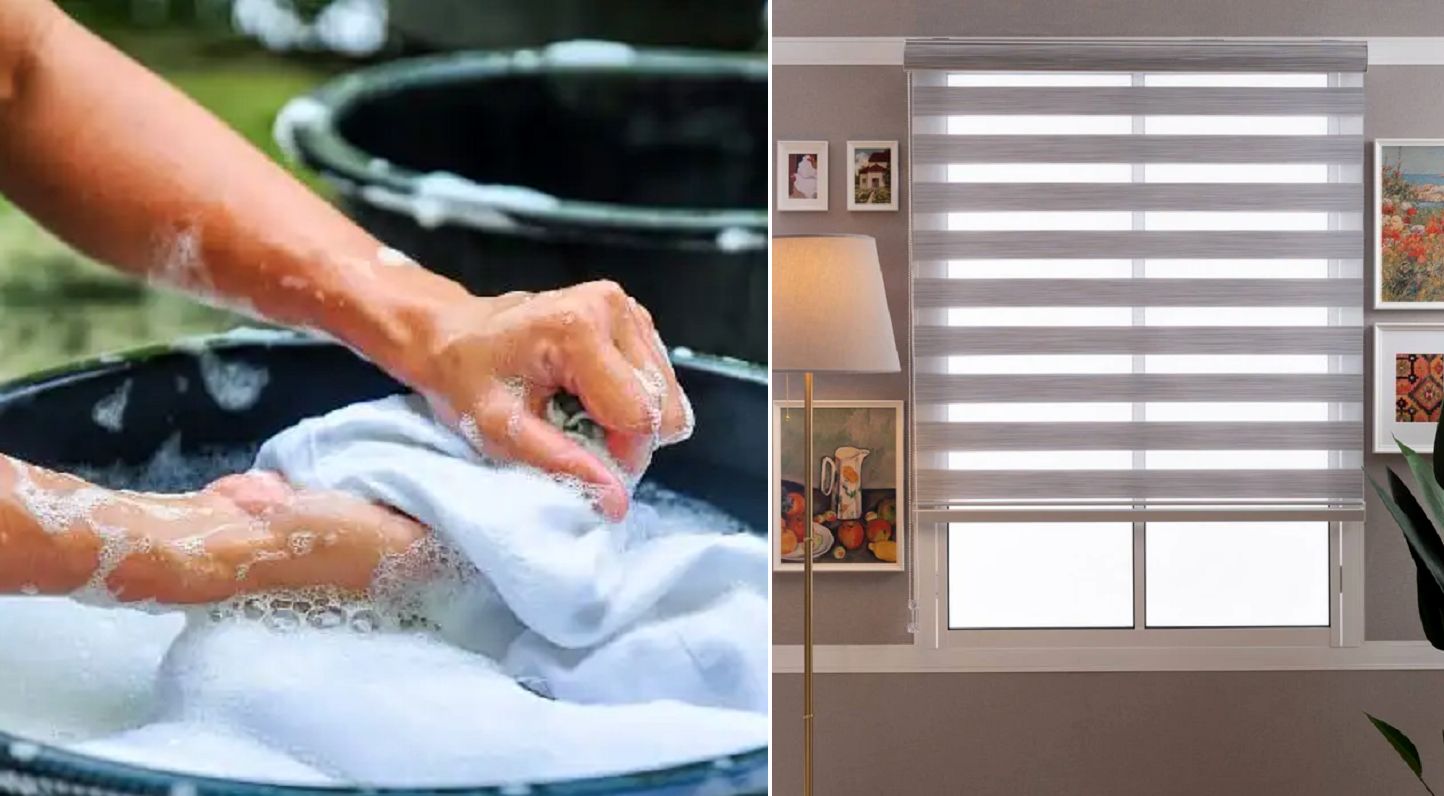 بهترین روش های شستشوی پرده در خانه، بدون نیاز به خشکشویی!