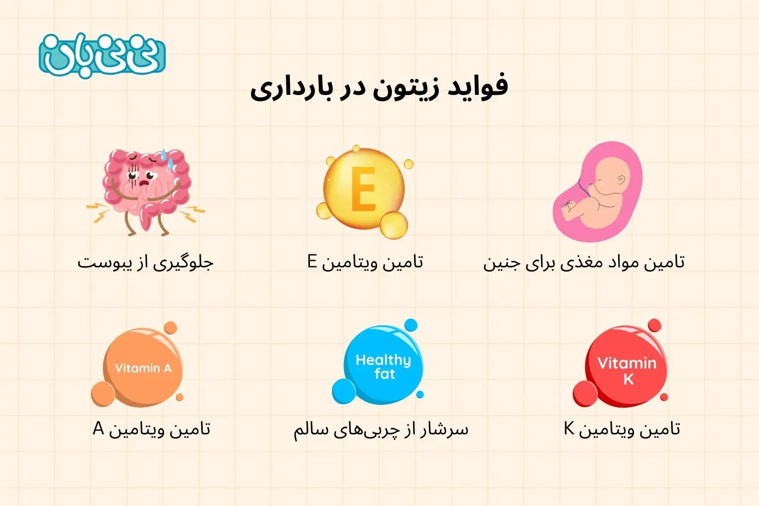 فواید زیتون در بارداری