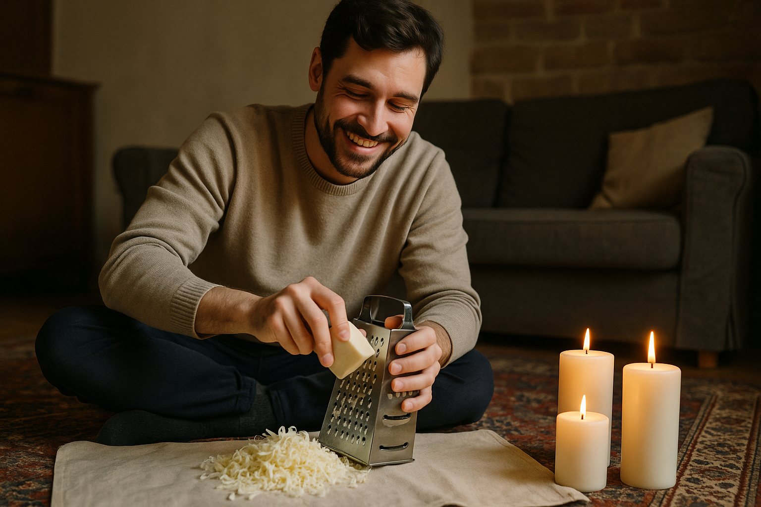 نکات مهم برای ساختن شمع با صابون