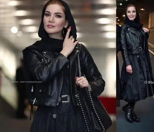 کت‌ چرم بازیگران ایرانی