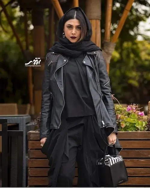 کت‌ چرم بازیگران ایرانی
