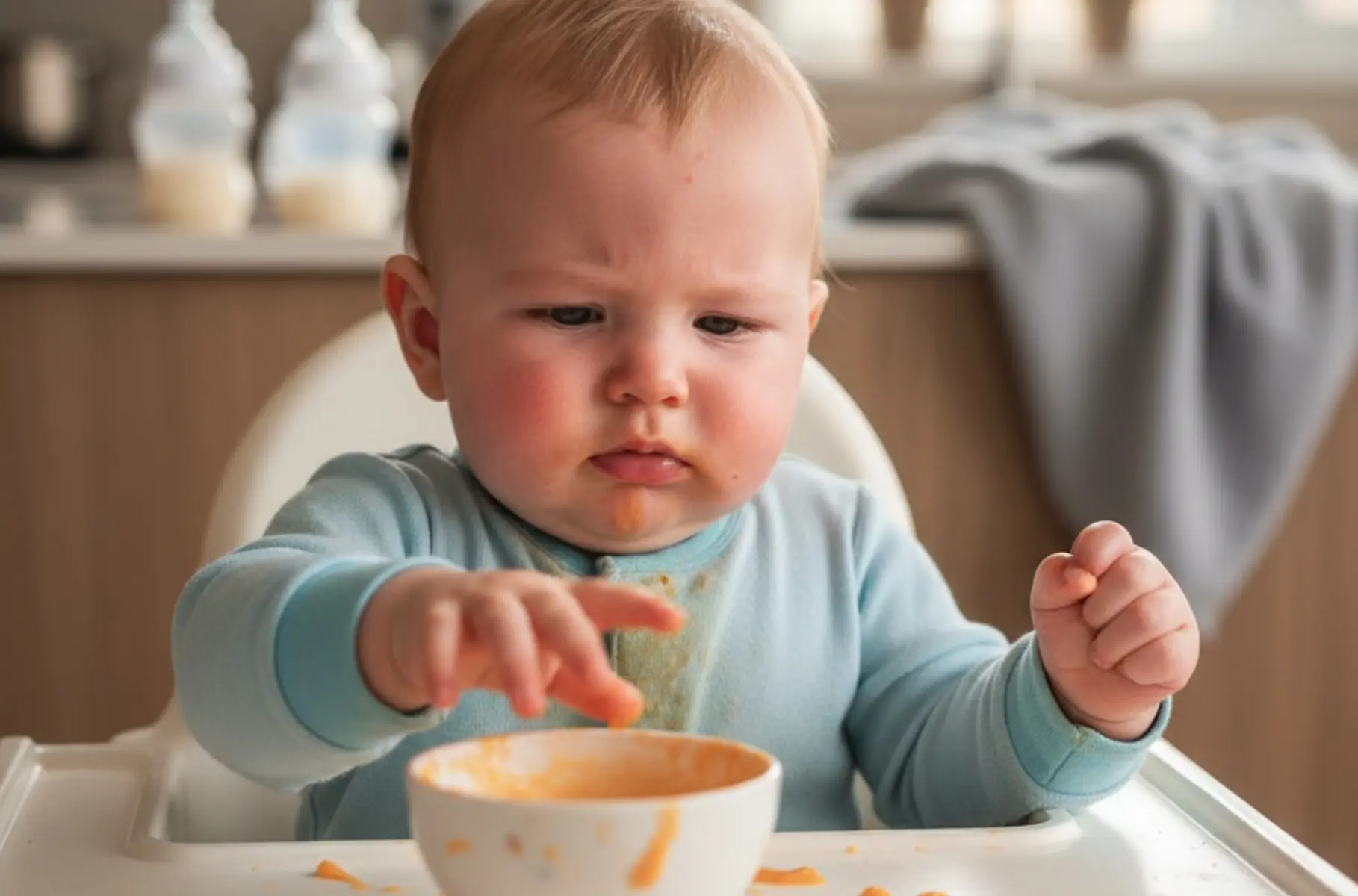 از چه سنی به نوزاد رفلاکسی غذا بدهیم