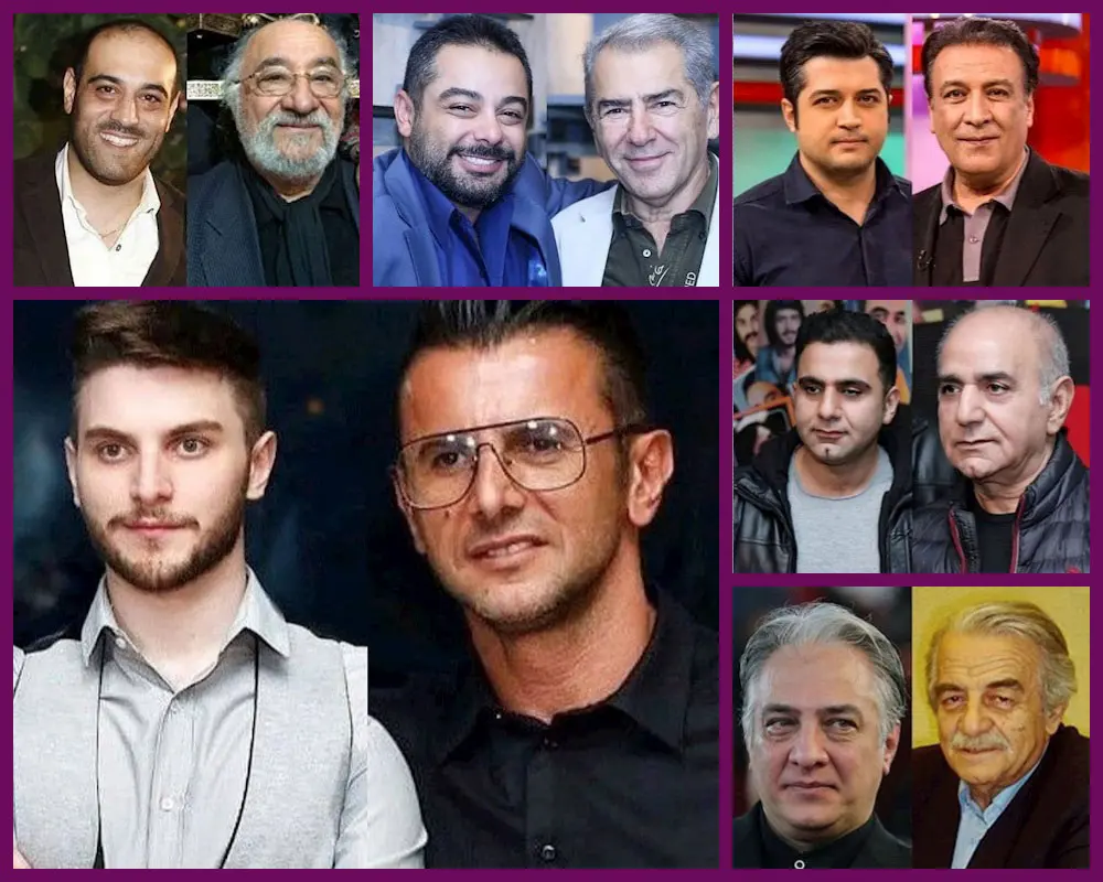 پدر و پسرهای بازیگر، بازیگرانی که پدر و پسر هستند