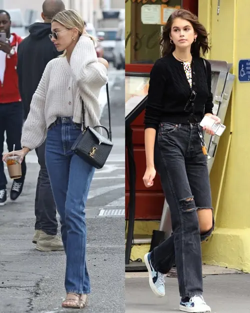 ترکیب کاردیگن با شلوار جین