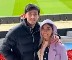 سردار آزمون و همسرش