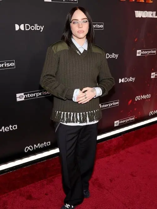 استایل ساده بیلی آیلیش