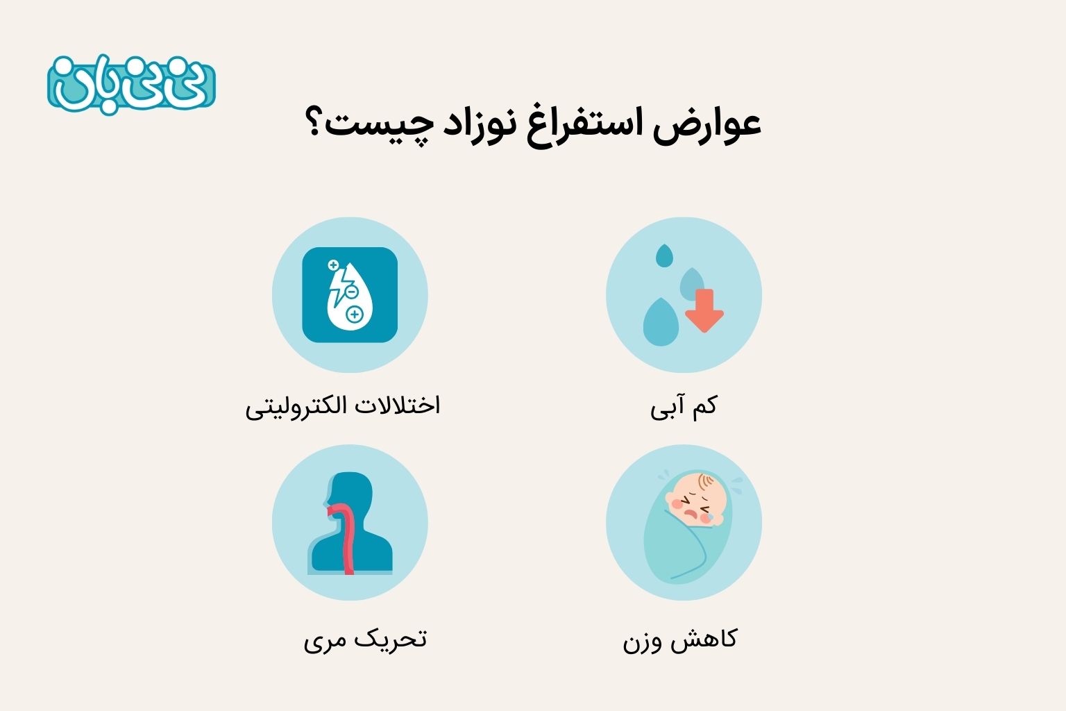 عوارض استفراغ نوزاد چیست؟