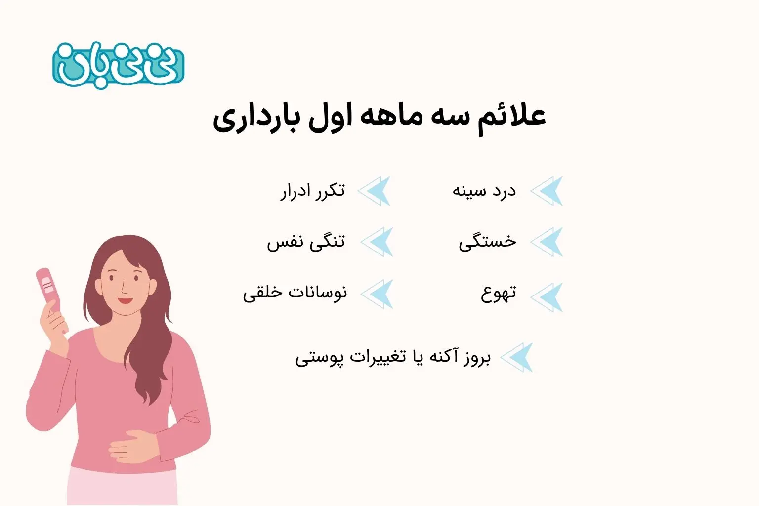 علائم سه ماهه اول بارداری