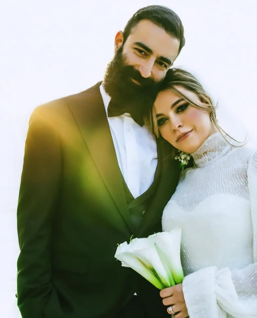 شیدا خلیق و همسرش