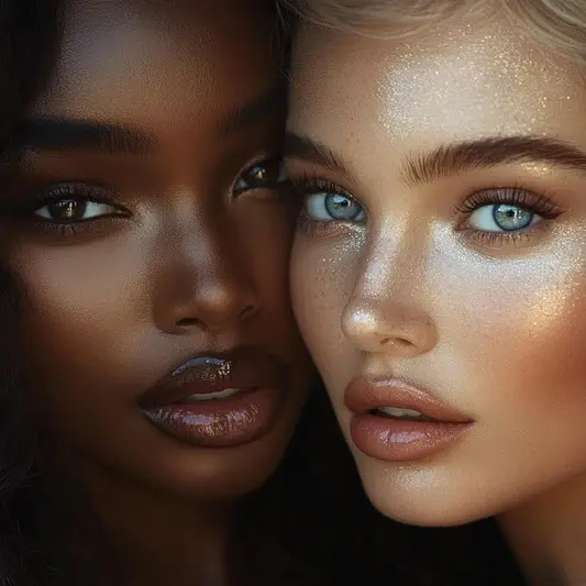 rub14ek_Beautiful_black_woman_and_light_skin_woman_portrait_tog_5f5423d8-d767-4b5a-ba6e-ff60995b4316