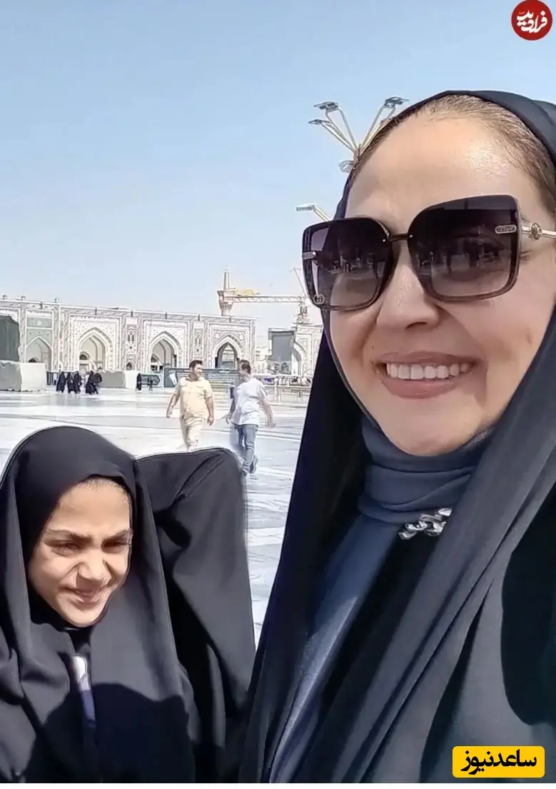 آرزو افشار و دختر خوانده اش پارمیدا