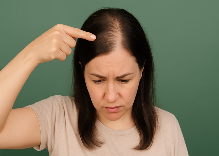 عکس ریزش موی هورمونی