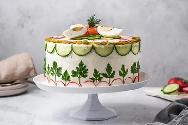 طرز-تهیه-کیک-مرغ-با-نان-تست