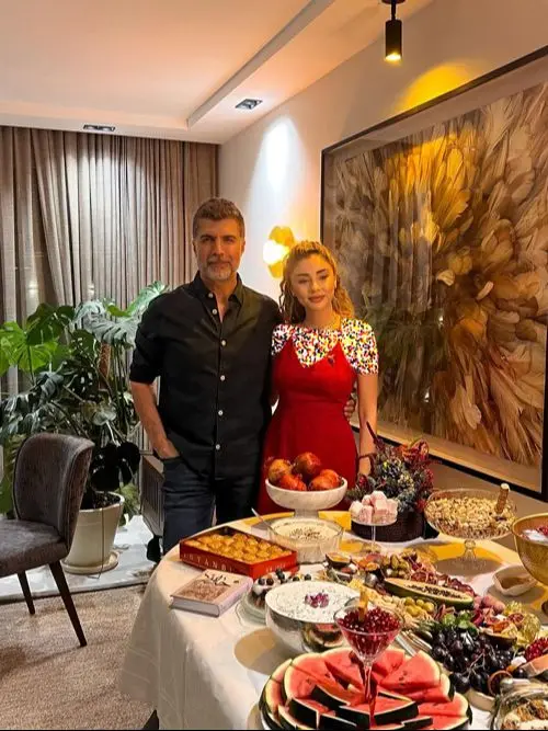 اوزجان دنیز و همسر ایرانی اش