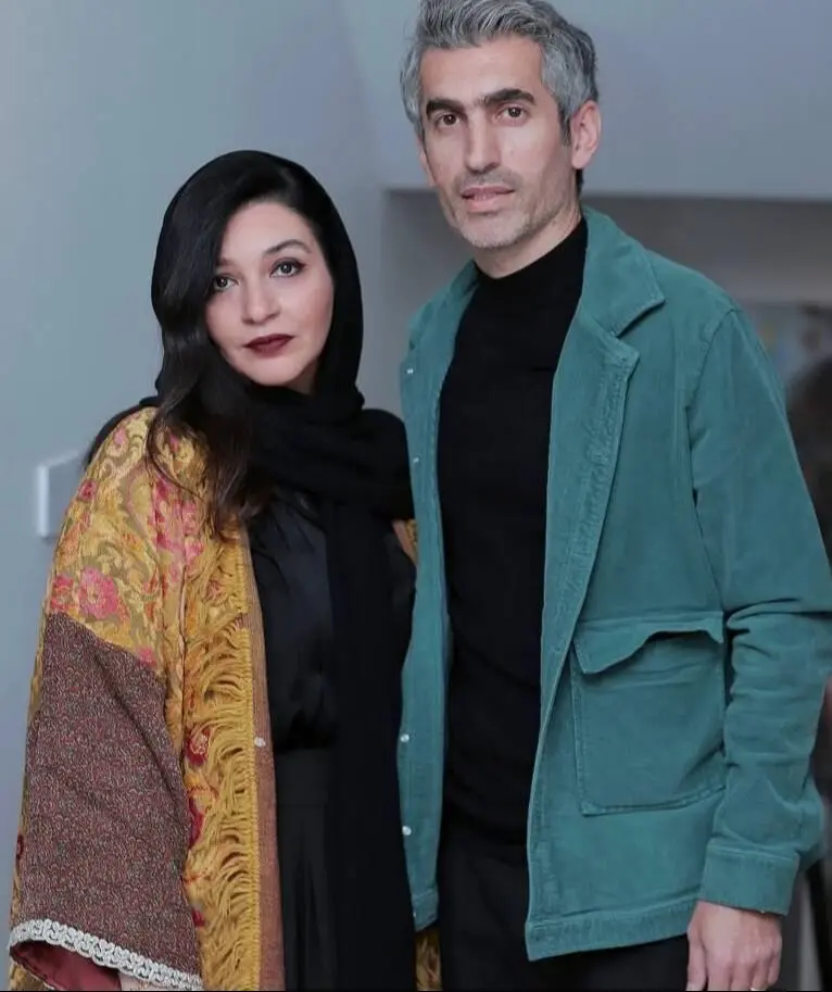 جباری و همسرش