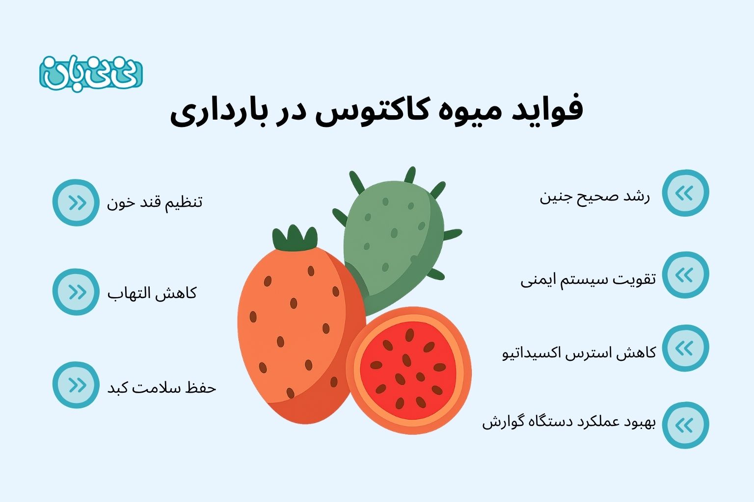 فواید میوه کاکتوس در بارداری