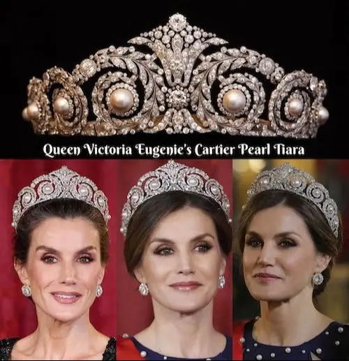 تاج های ملکه لتیزیا