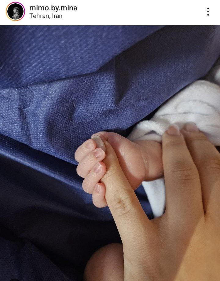 فرزند بهرام رادان به دنیا آمد / اولین عکس مادروپسری در بیمارستان