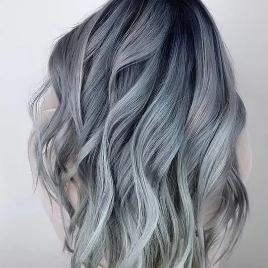 smoky-hair-color-gray-blue