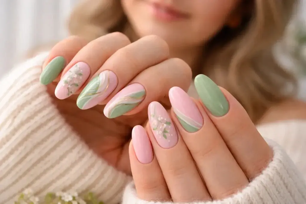 Pink-and-Green-Nails-2-1-1024x683