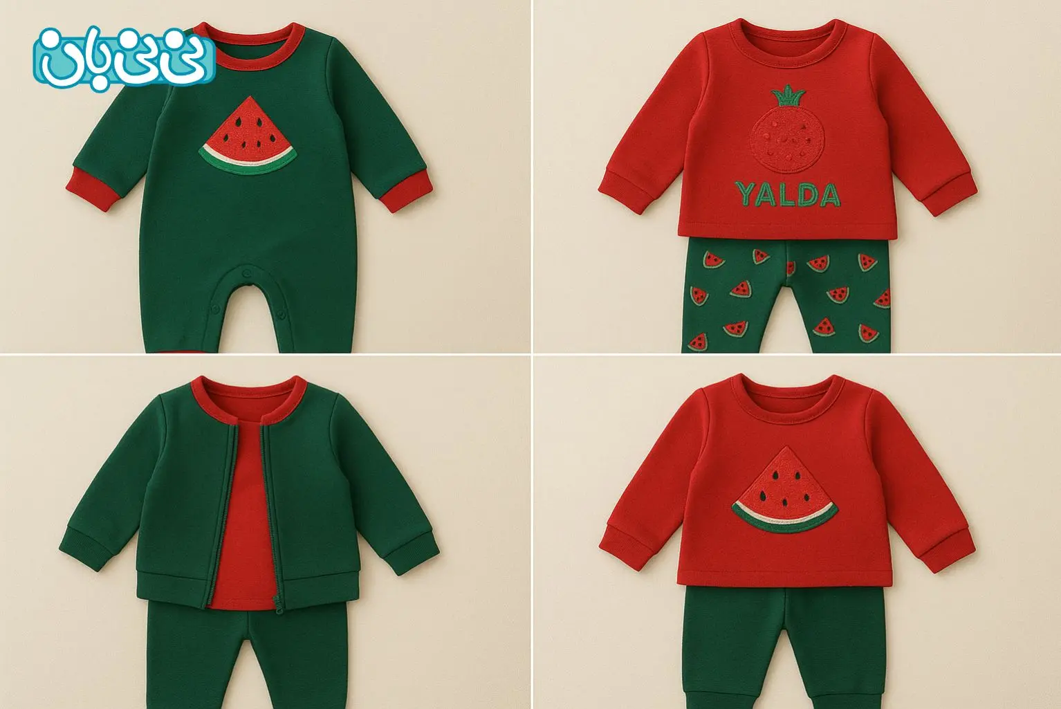 لباس یلدایی نوزاد پسر