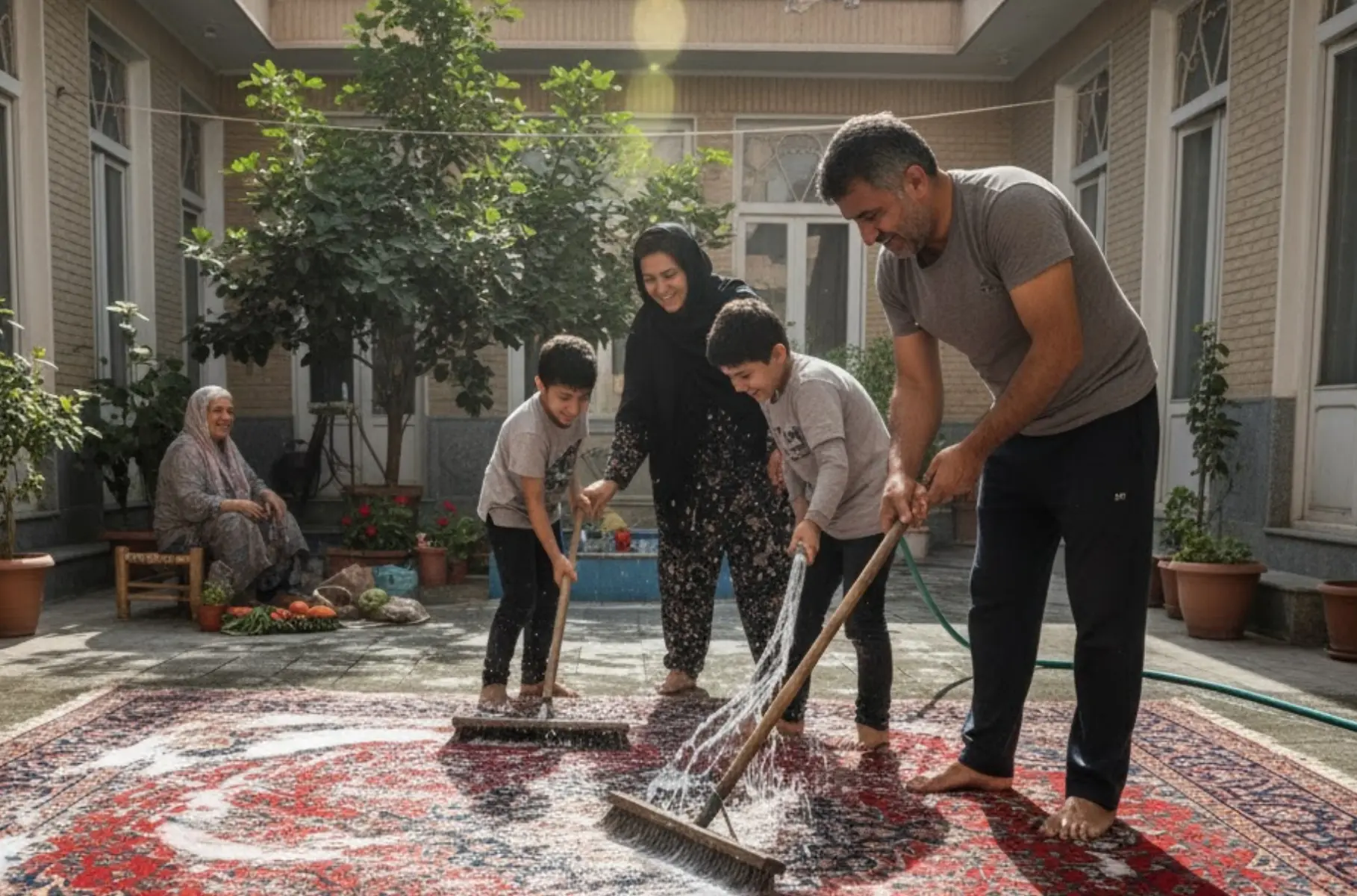 مزایای شستن فرش دستباف در خانه