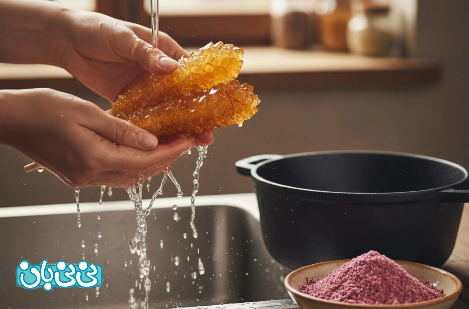 طرز تهیه نبات سوخته برای اسهال