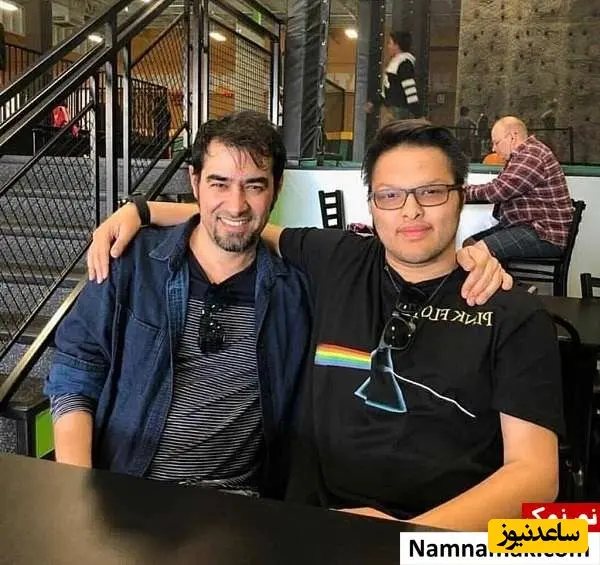 شهاب حسینی و پسرش امیرعلی