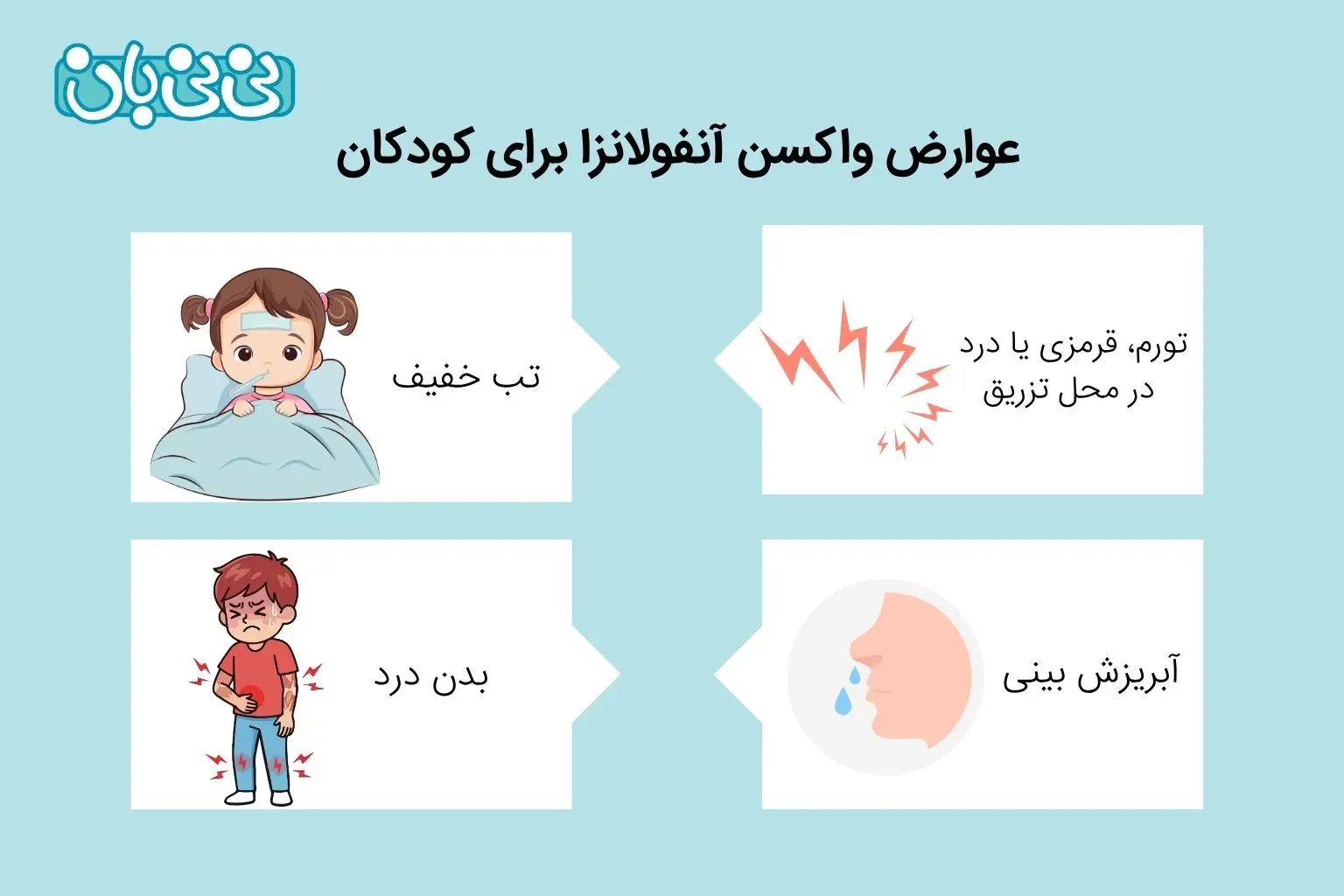 آیا واکسن آنفولانزا برای کودکان ضرر دارد؟