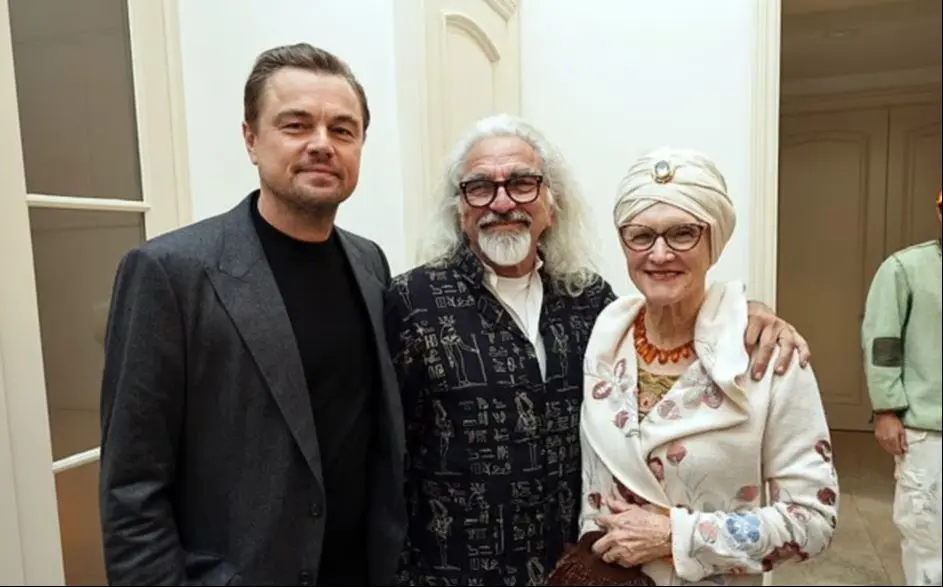 دی کاپریو و پدرش