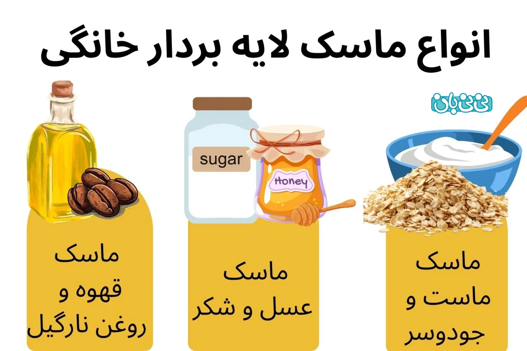  انواع ماسک لایه بردار خانگی