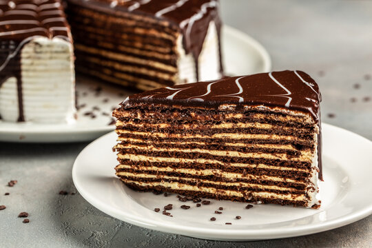 طرز تهیه کیک کرپ شکلاتی خوشمزه!