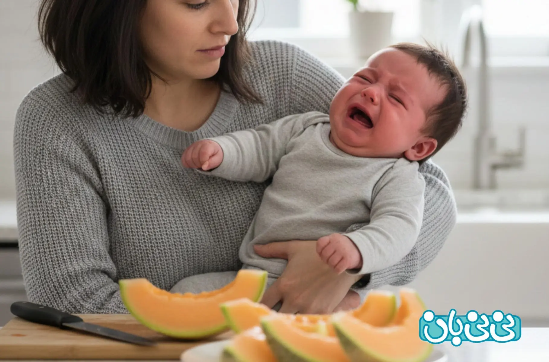 آیا خربزه باعث نفخ نوزاد می‌شود