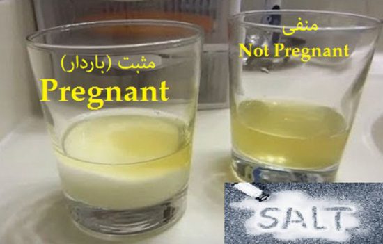 تست بارداری با نمک/چطور با نمک بفهمیم حامله هستیم یا نه!